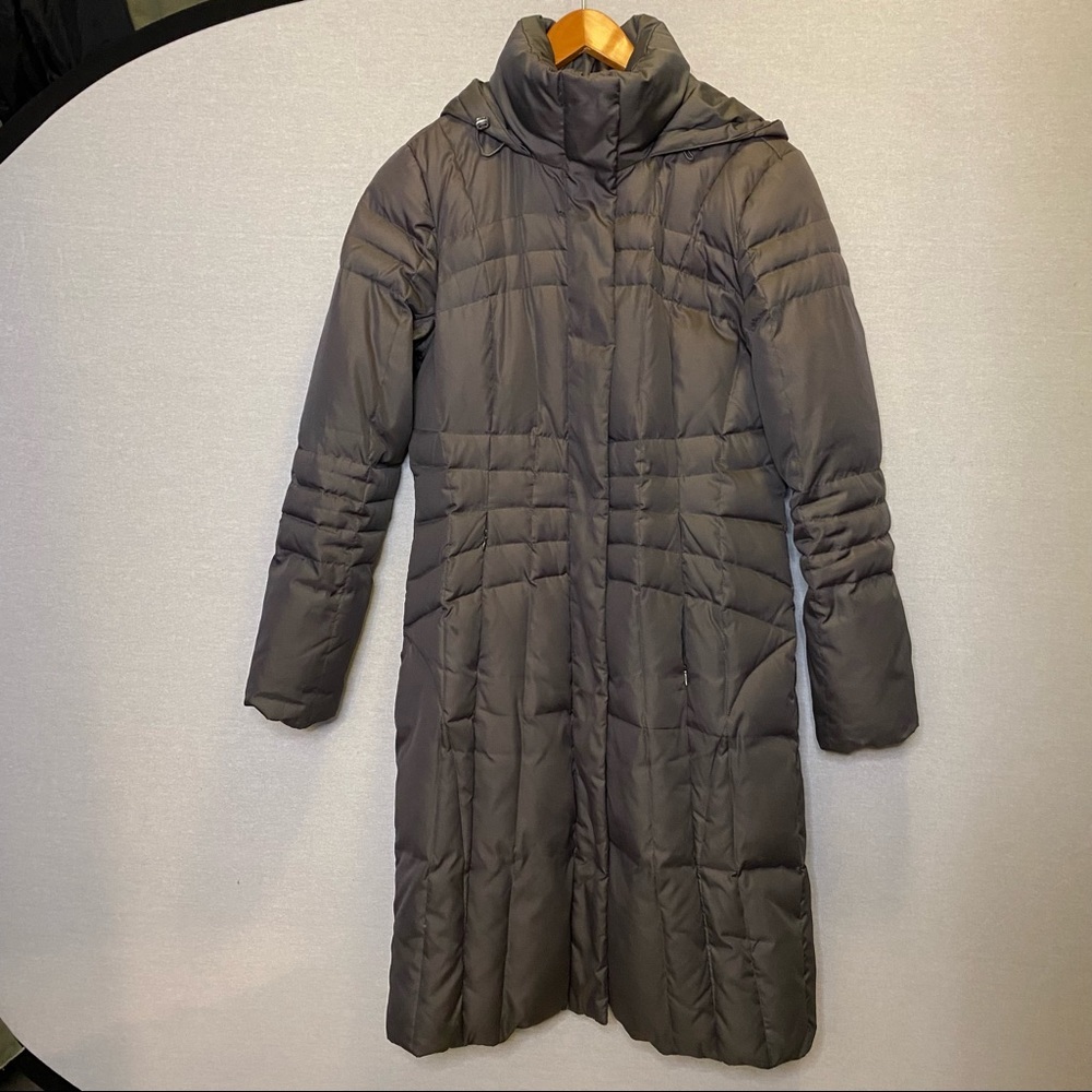 Calvin Klein Down Coat Hooded Grey Women’s Size Small